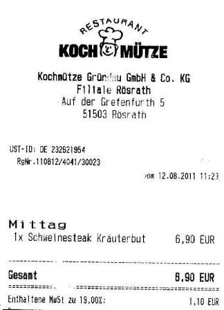 imua Hffner Kochmtze Restaurant